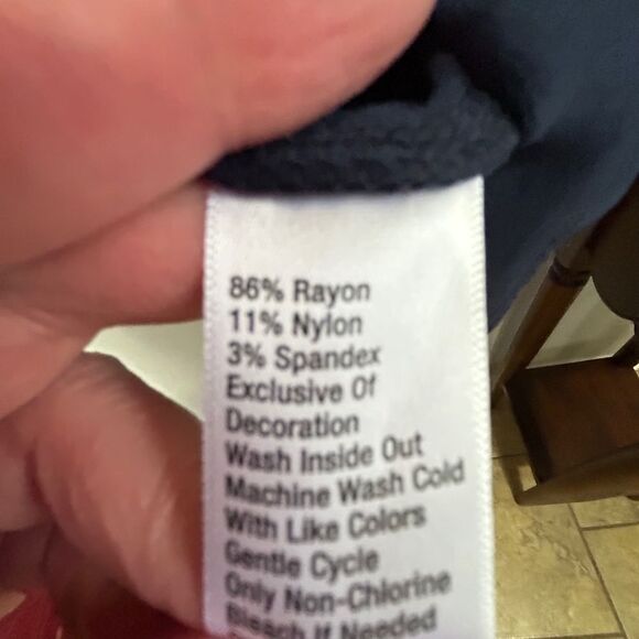 Crown & Ivy Blue Sheath Long Sleeve Dress - Picture 5 of 5